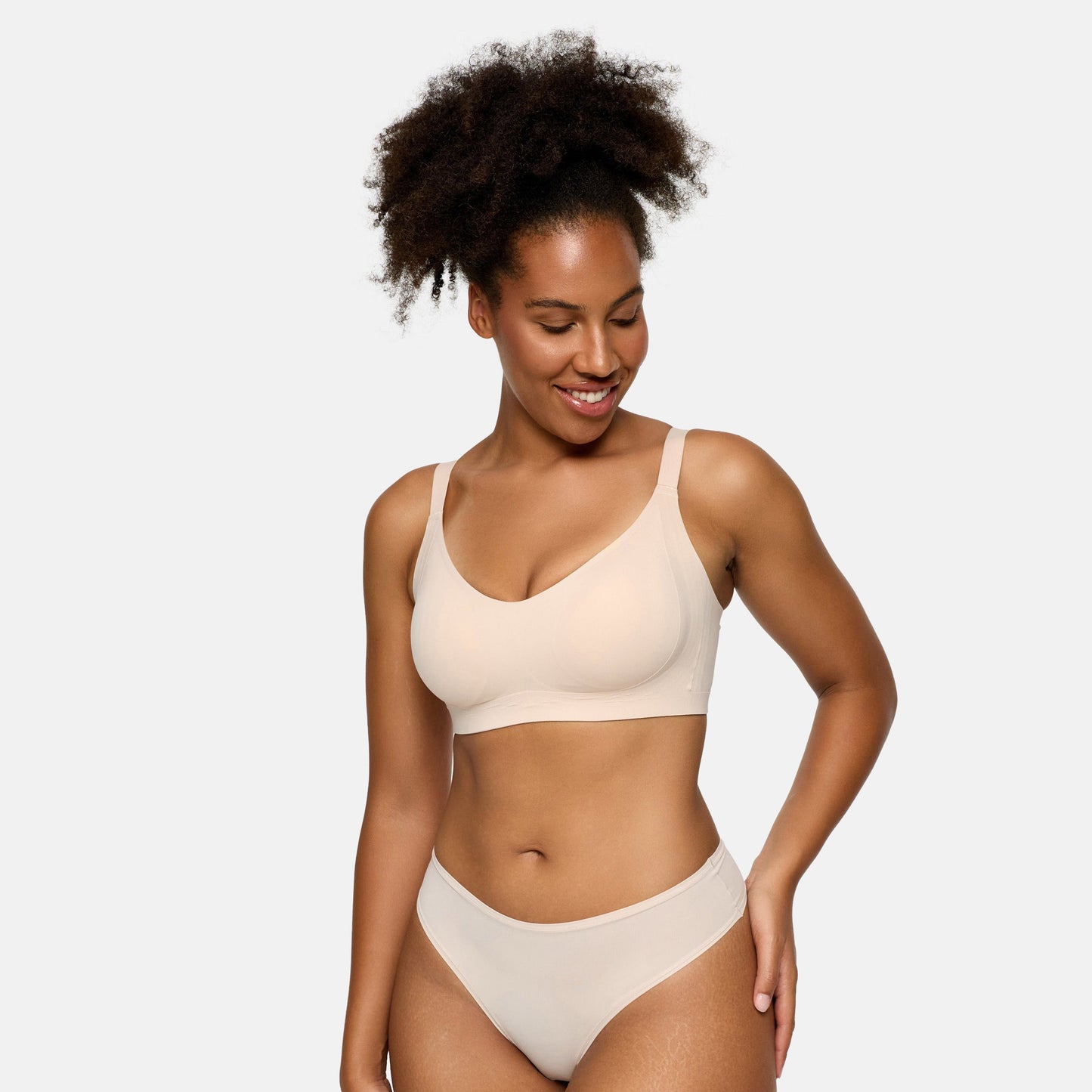 Naadloze compacte push-up bh