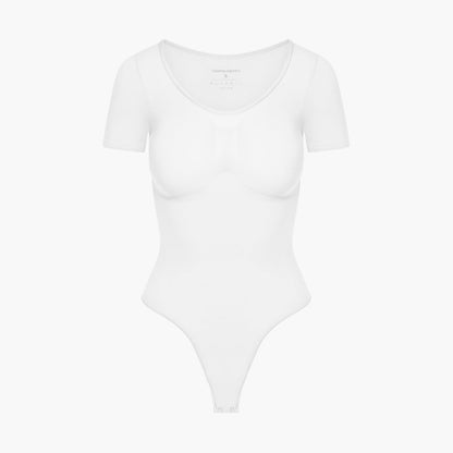 Bodysuit Sculpting Shapewear T-Shirt mit String