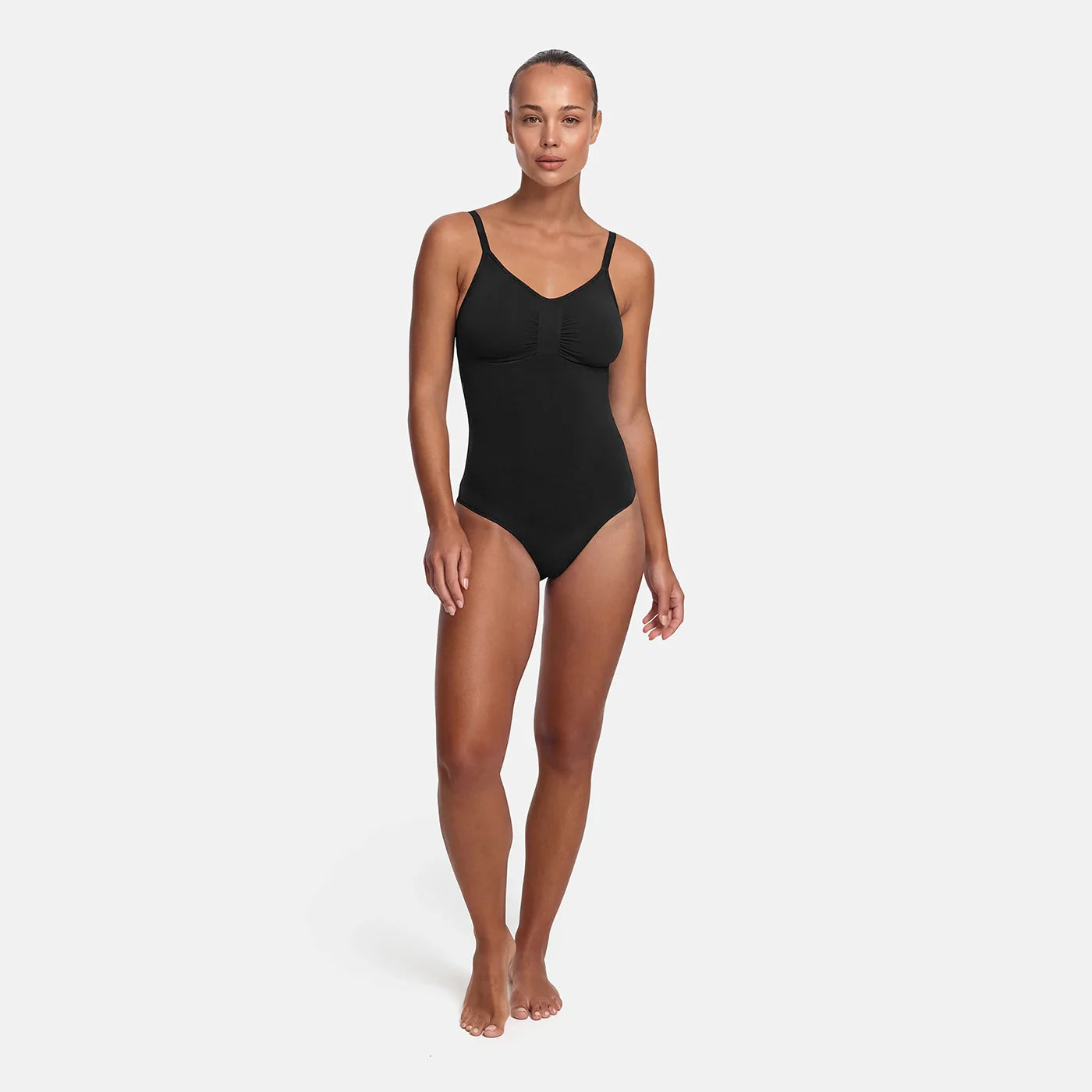 Bodysuit sculpting shapewear with briefs
