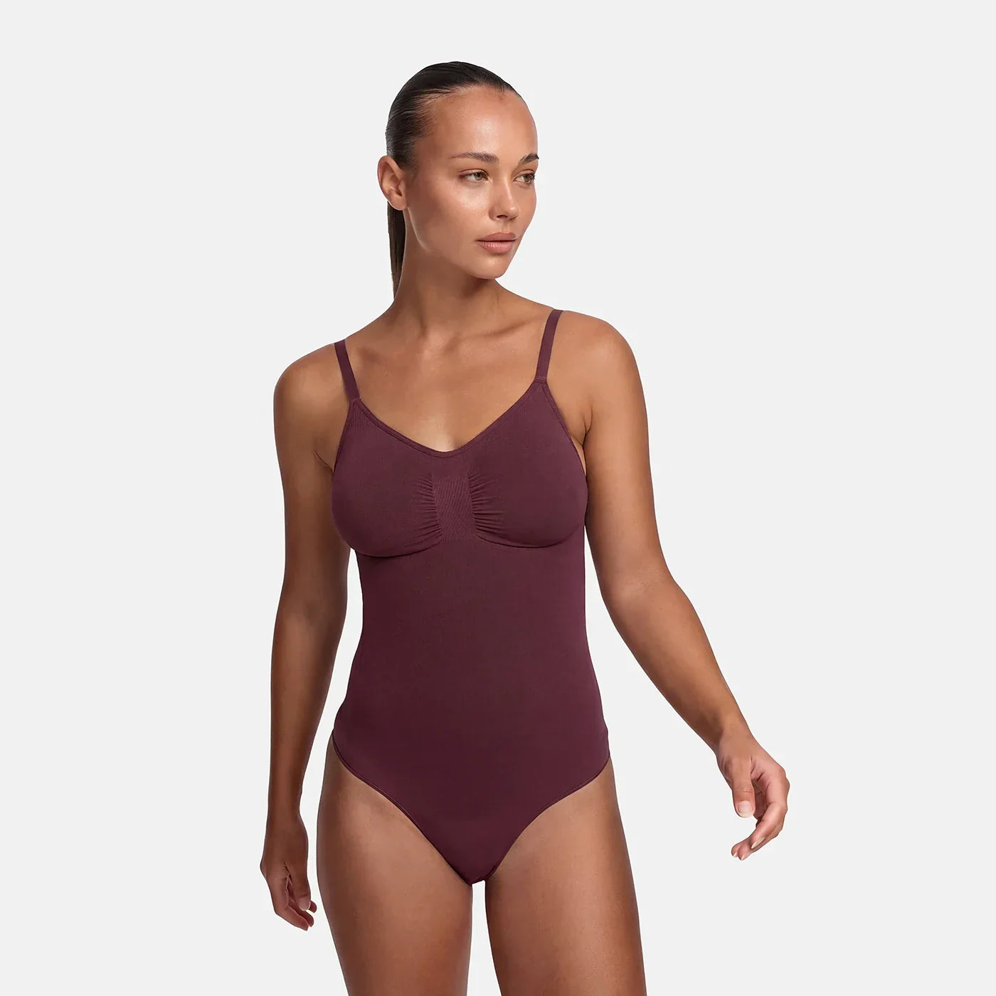 Bodysuit sculpting shapewear with briefs