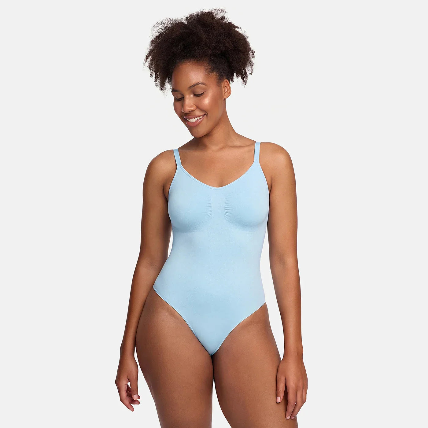 Bodysuit sculpting shapewear with briefs
