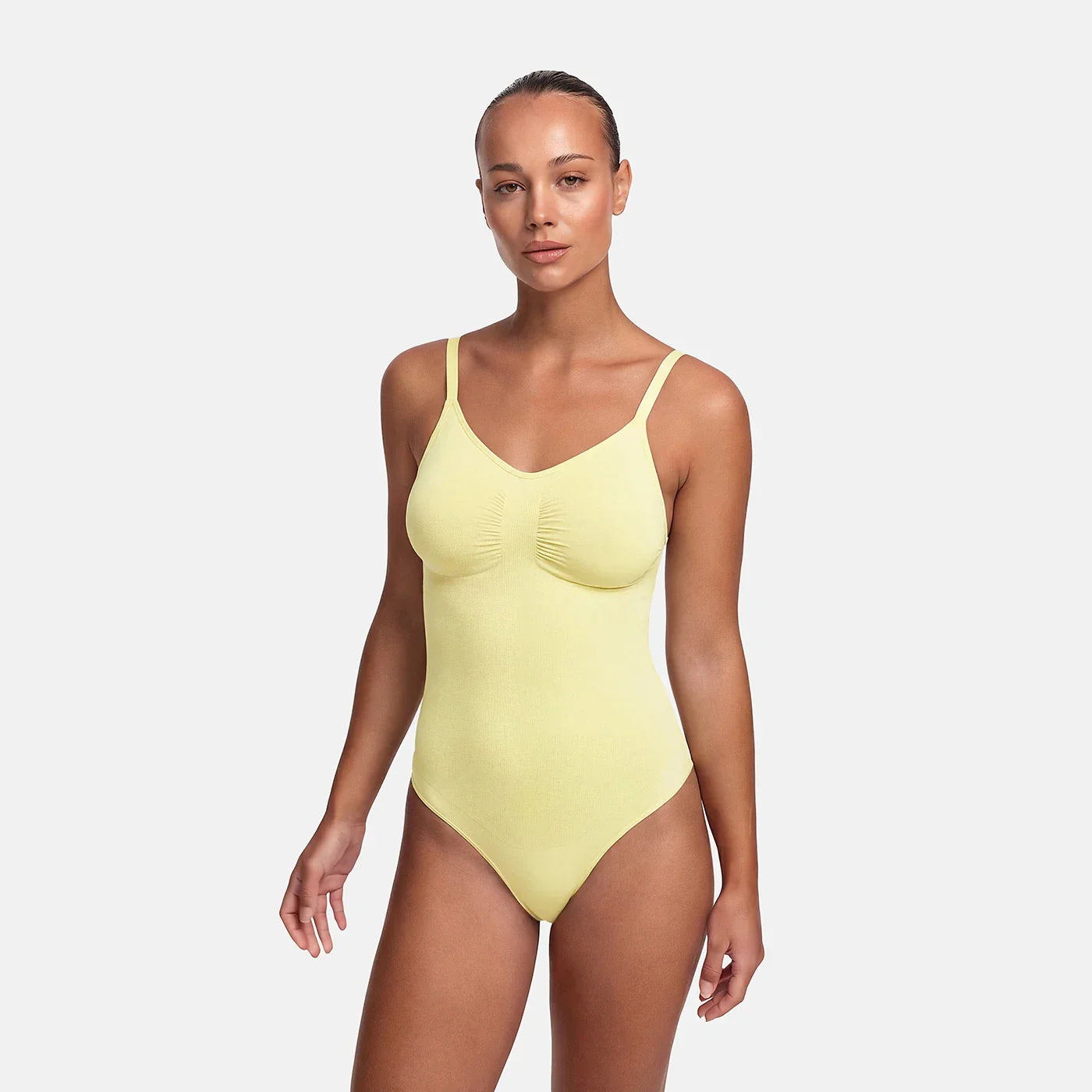 Bodysuit sculpting shapewear with briefs