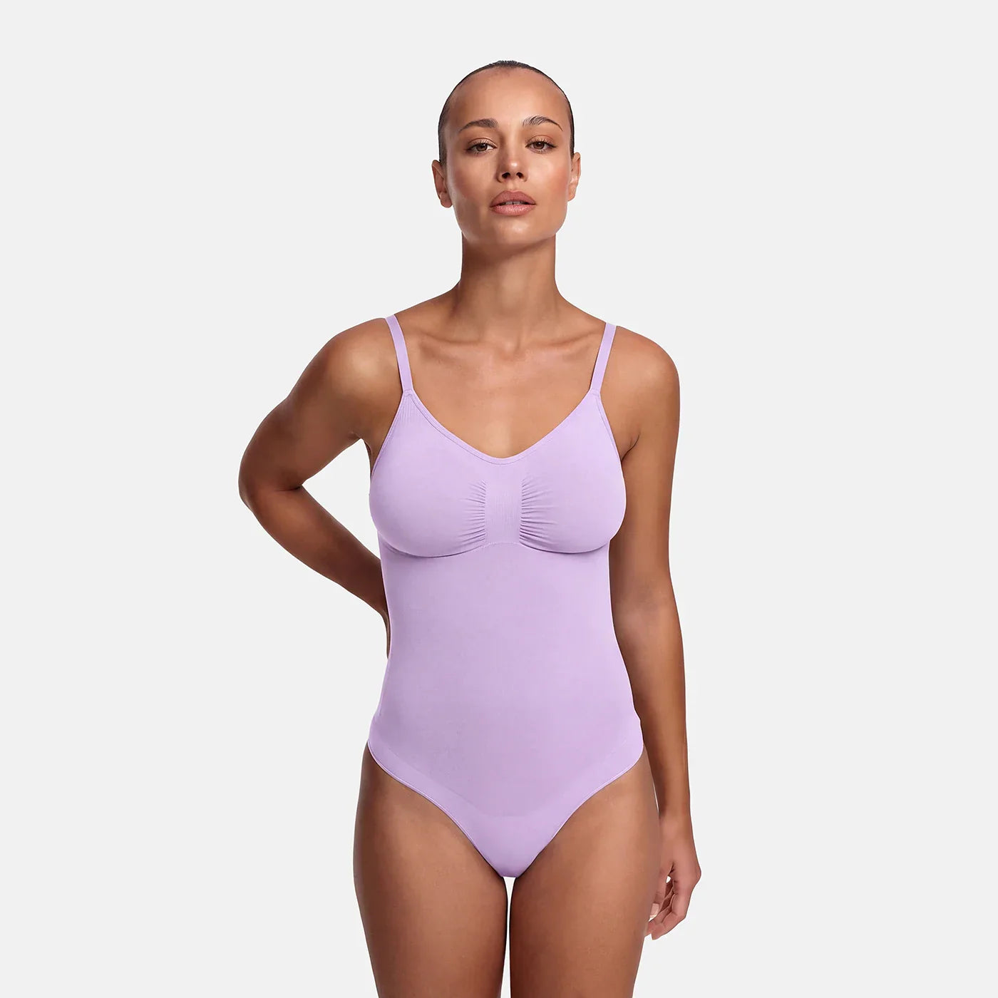 Bodysuit sculpting shapewear with briefs