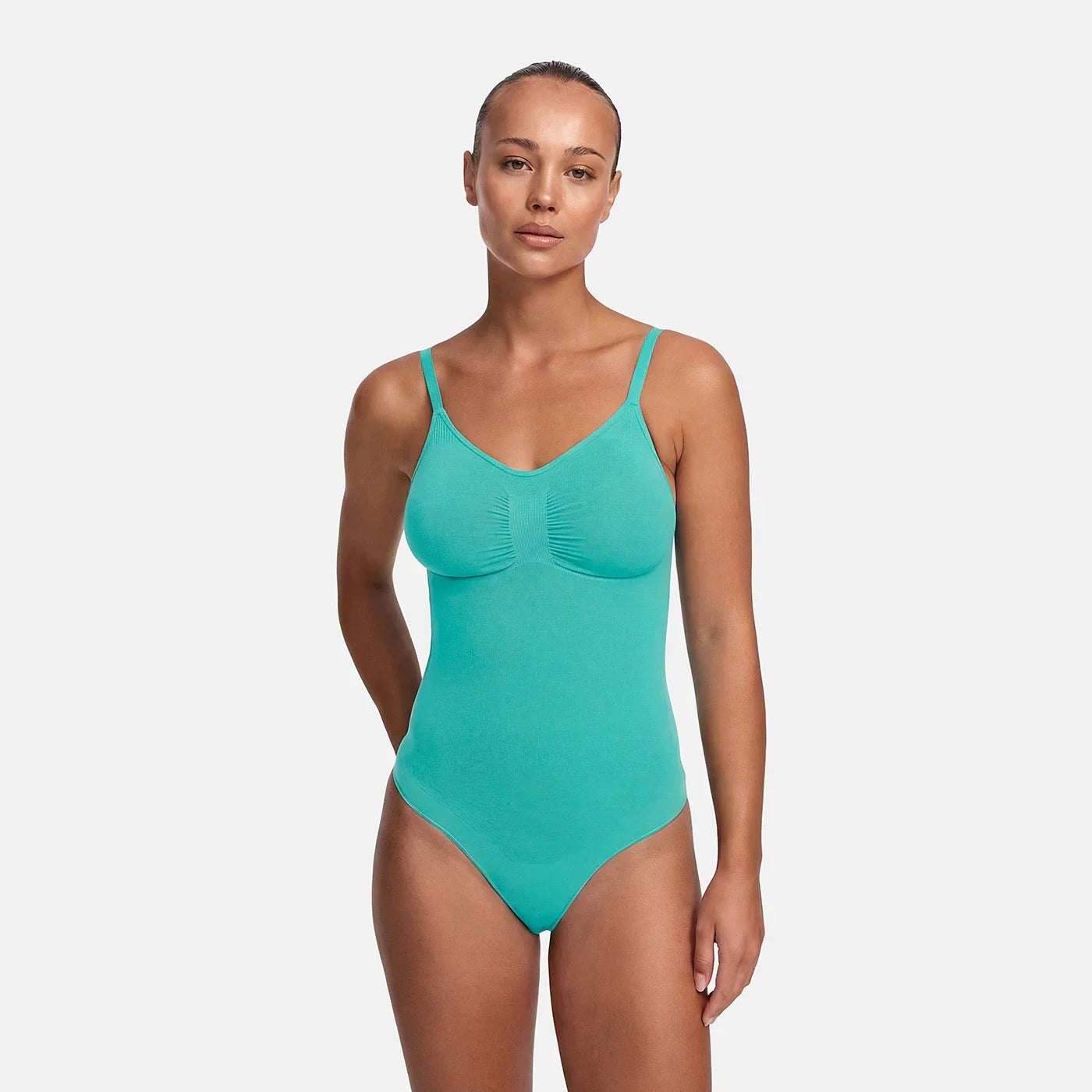 Bodysuit sculpting shapewear with briefs
