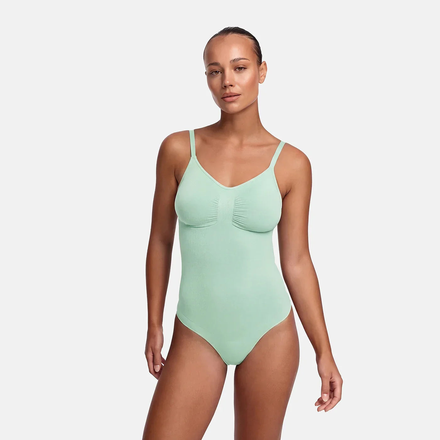 Bodysuit sculpting shapewear with briefs