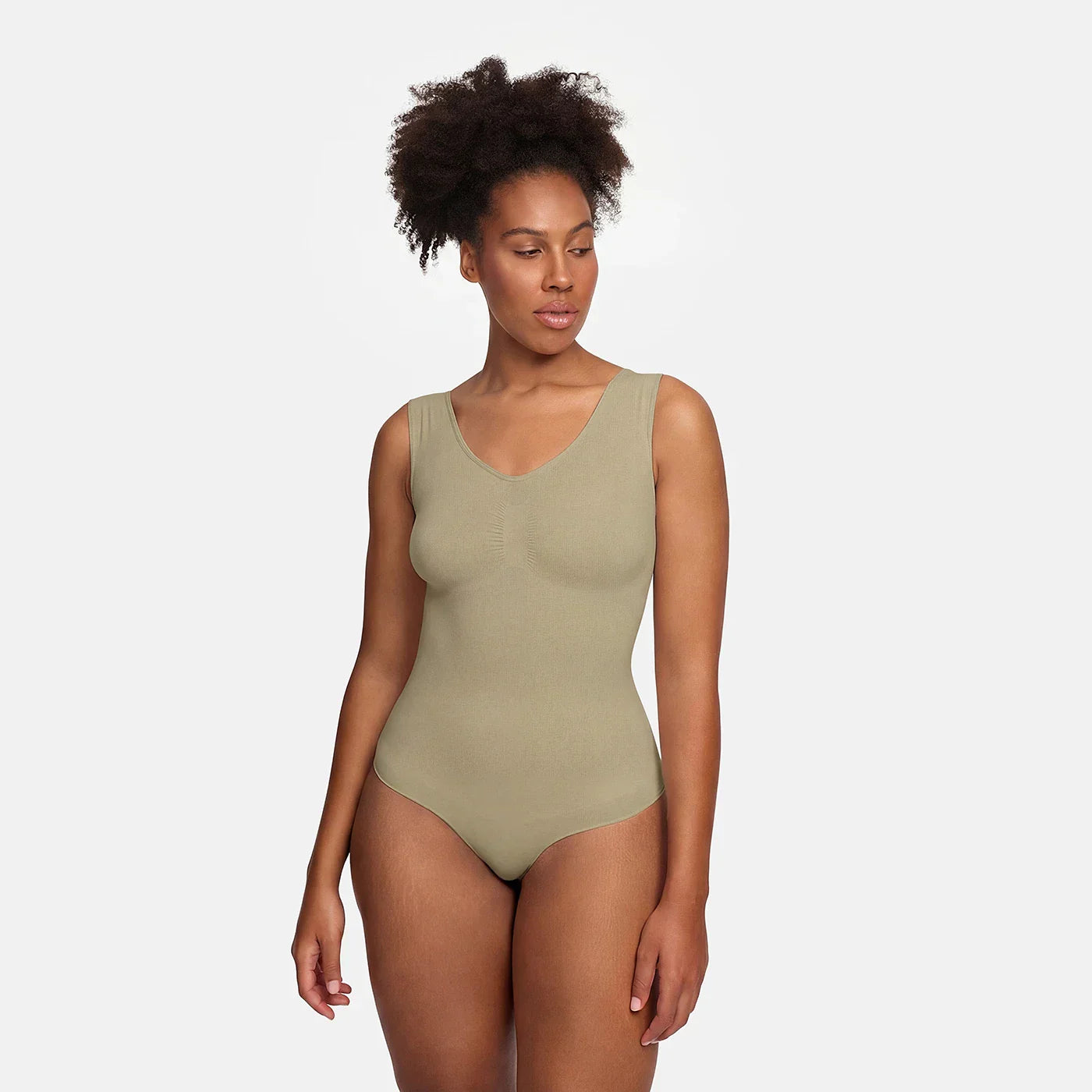 Tank Bodysuit Sculpting Shapewear mit Slip