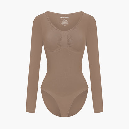 Bodysuit Sculpting Shapewear Longsleeve mit Slip