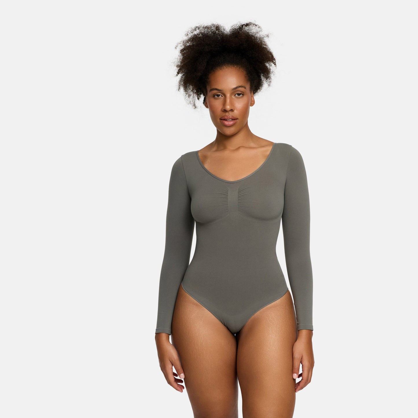Bodysuit Sculpting Shapewear Longsleeve mit Slip