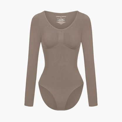 Bodysuit Sculpting Shapewear Longsleeve mit Slip