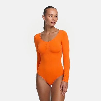 Bodysuit Sculpting Shapewear Longsleeve mit Slip