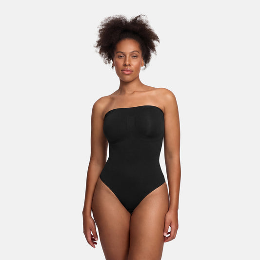 Trägerloser Bodysuit Sculpting Shapewear mit String