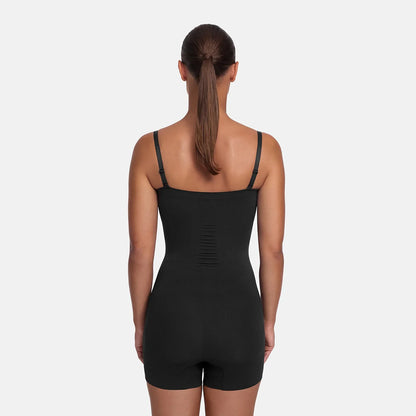 Trägerloser Bodysuit Sculpting Shapewear mit Shorts