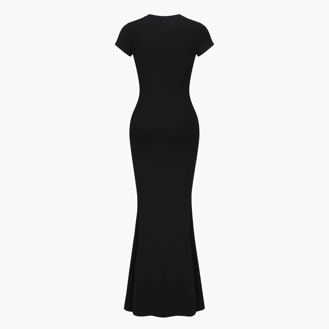 Ribbed T-Shirt Maxikleid