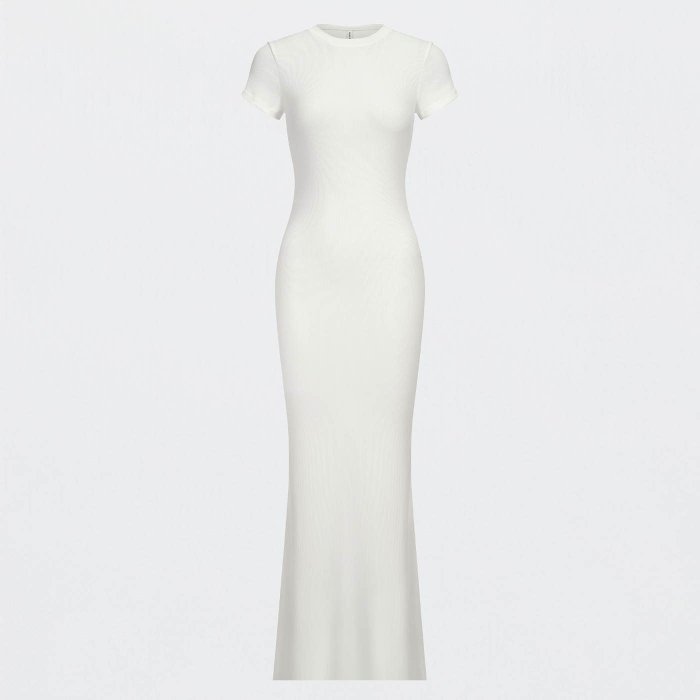 Ribbed T-Shirt Maxikleid